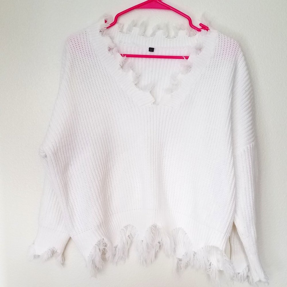 FRAYED SWEATER
